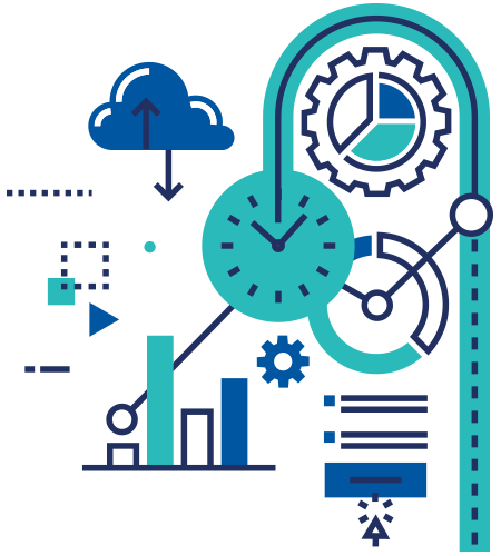 Graphic representation of process